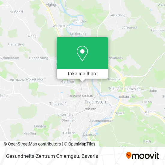 Gesundheits-Zentrum Chiemgau map
