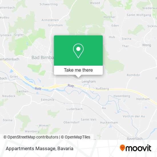 Appartments Massage map