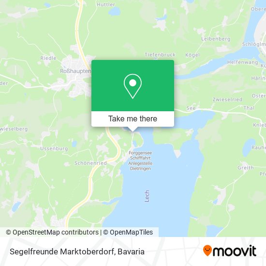 Segelfreunde Marktoberdorf map