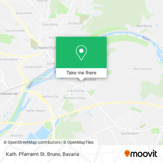 Карта Kath. Pfarramt St. Bruno