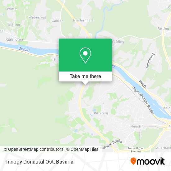 Innogy Donautal Ost map