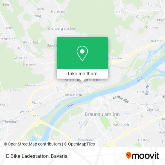 E-Bike Ladestation map