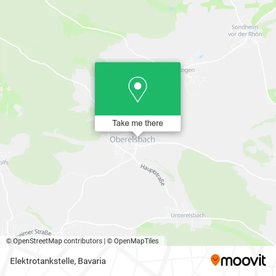 Карта Elektrotankstelle