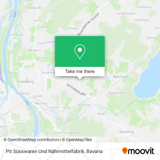 Карта Pit Süsswaren Und Nährmittelfabrik