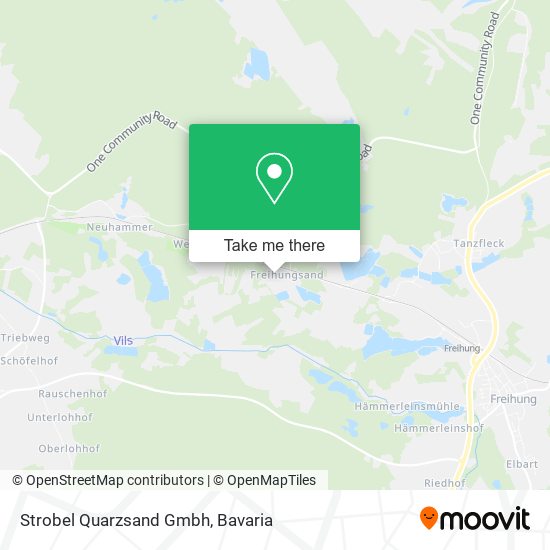 Strobel Quarzsand Gmbh map