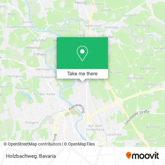 Карта Holzbachweg