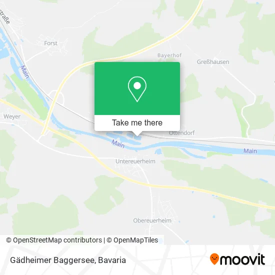 Карта Gädheimer Baggersee