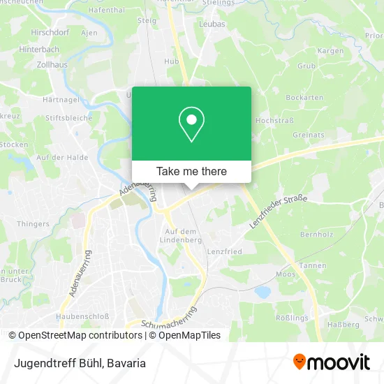 Карта Jugendtreff Bühl