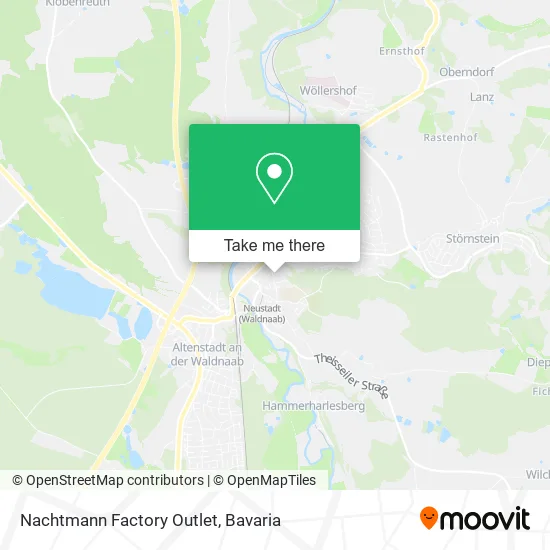 Карта Nachtmann Factory Outlet