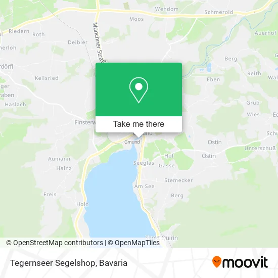 Карта Tegernseer Segelshop
