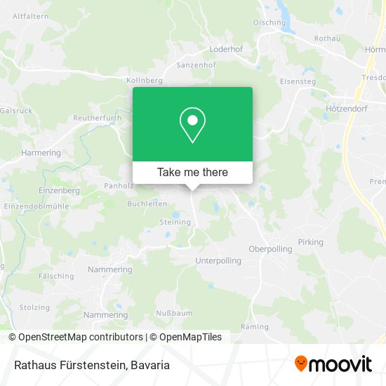 Rathaus Fürstenstein map
