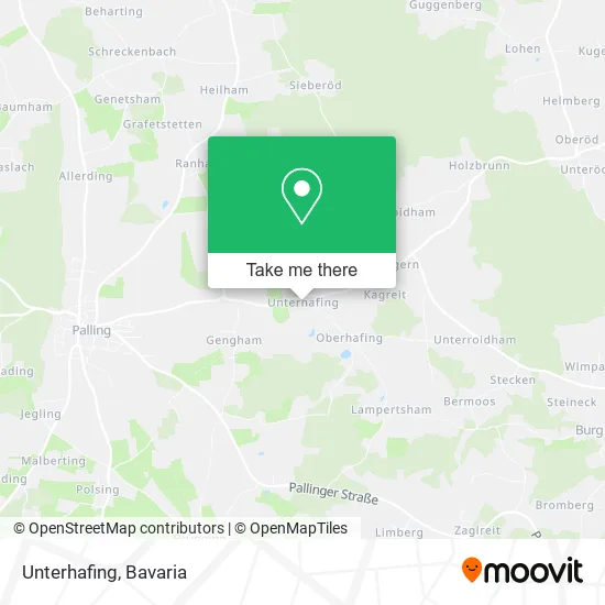 Карта Unterhafing