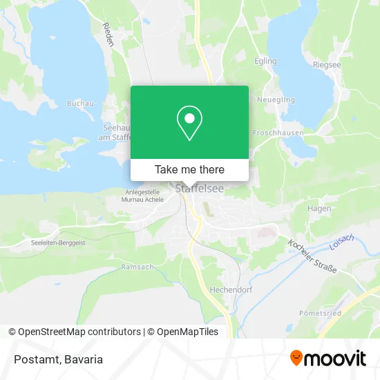 Карта Postamt