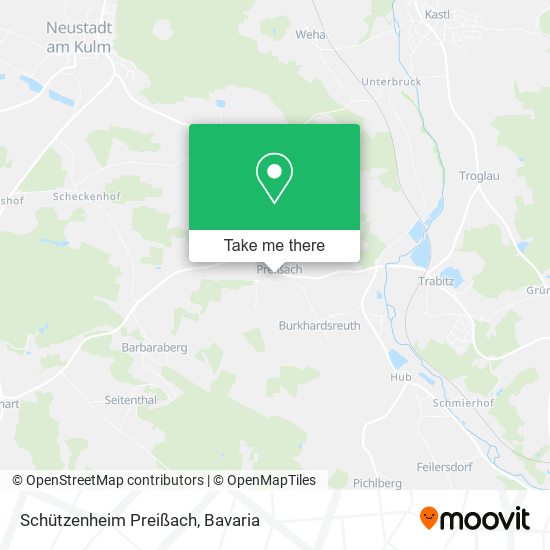Schützenheim Preißach map