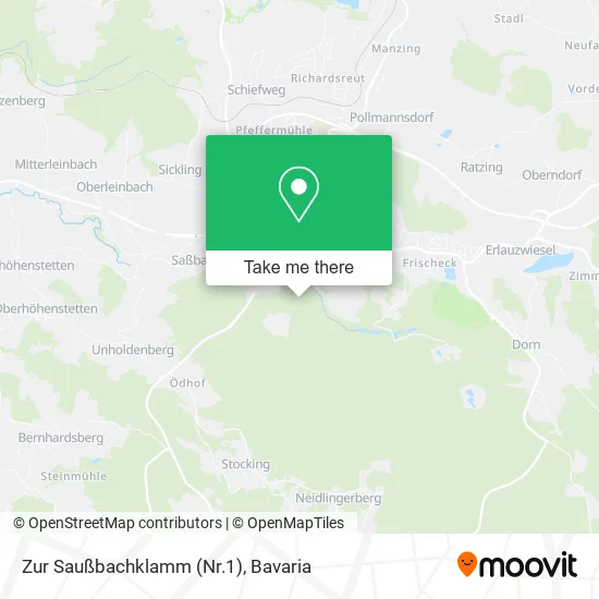 Карта Zur Saußbachklamm (Nr.1)