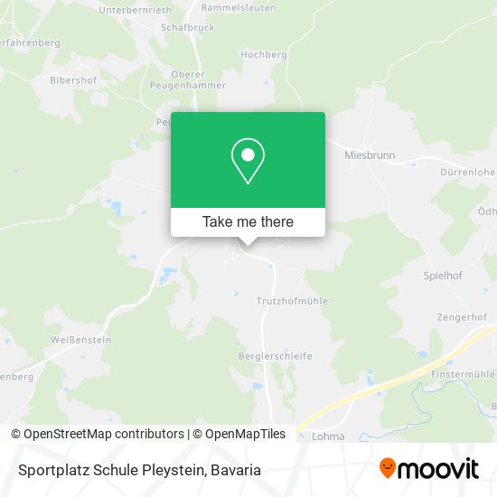 Sportplatz Schule Pleystein map