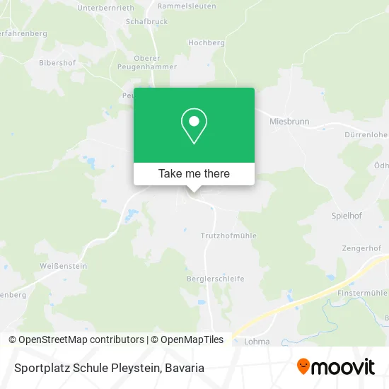 Карта Sportplatz Schule Pleystein
