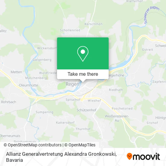 Карта Allianz Generalvertretung Alexandra Gronkowski