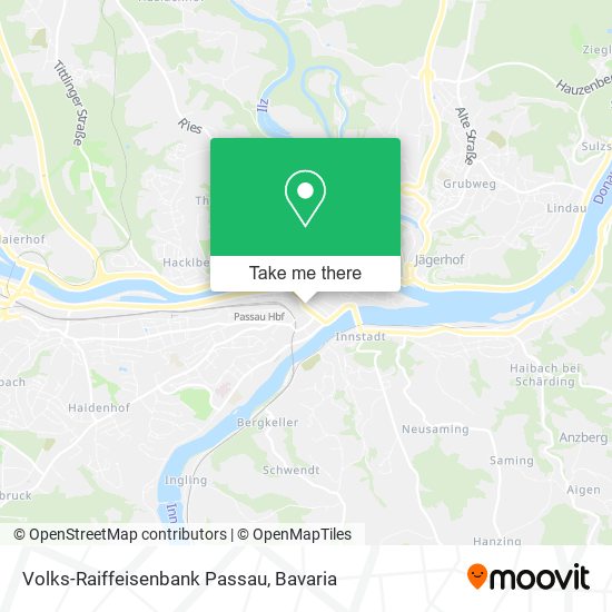 Volks-Raiffeisenbank Passau map