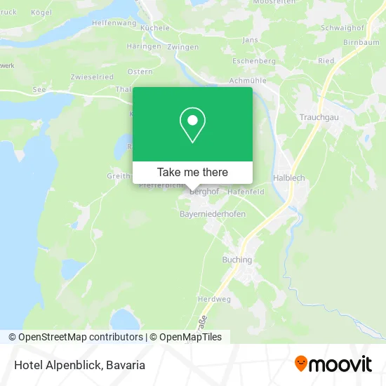 Карта Hotel Alpenblick