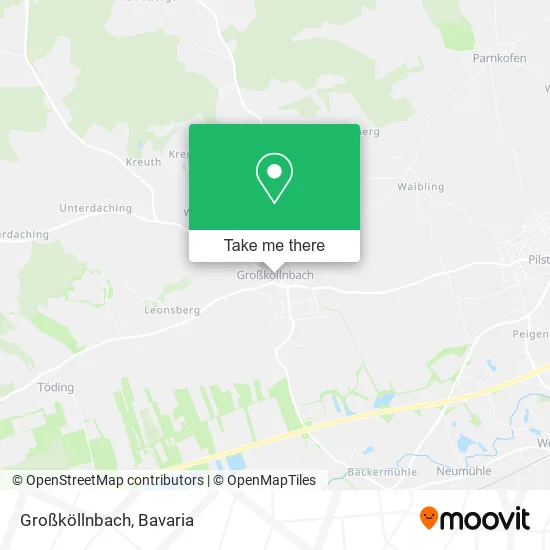 Карта Großköllnbach