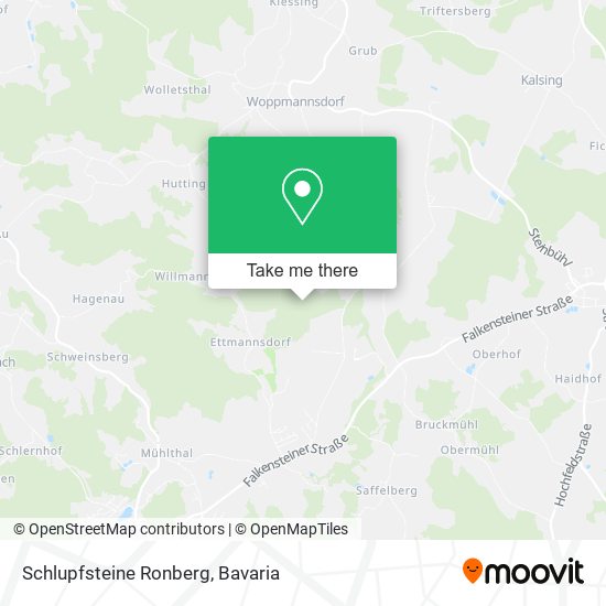 Schlupfsteine Ronberg map