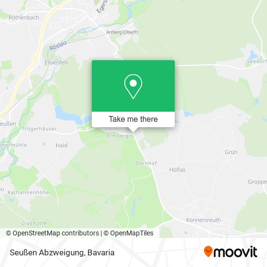 Карта Seußen Abzweigung