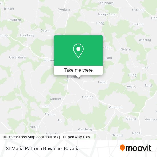 St.Maria Patrona Bavariae map