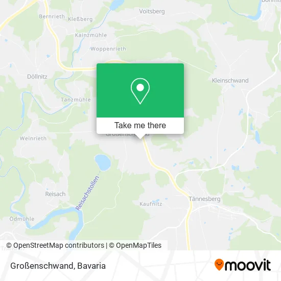 Карта Großenschwand
