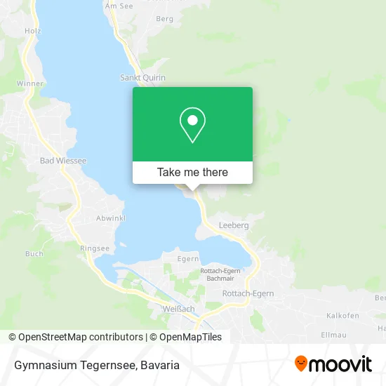 Карта Gymnasium Tegernsee