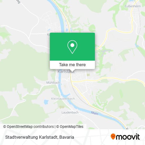 Карта Stadtverwaltung Karlstadt