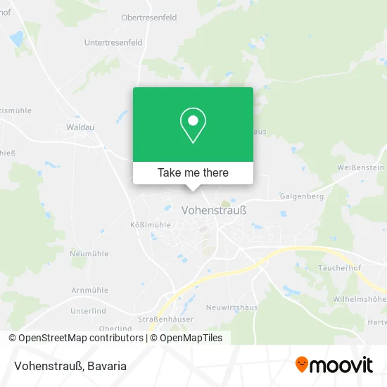 Карта Vohenstrauß