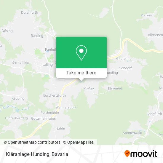 Карта Kläranlage Hunding