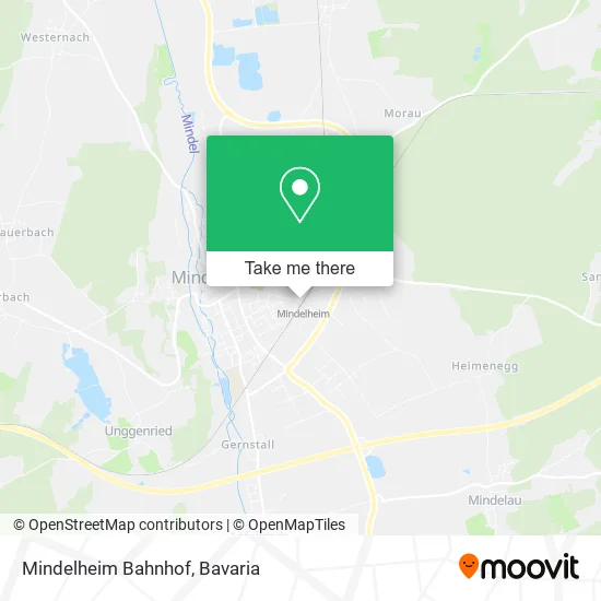 Карта Mindelheim Bahnhof