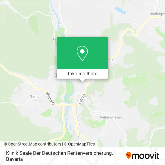 Карта Klinik Saale Der Deutschen Rentenversicherung