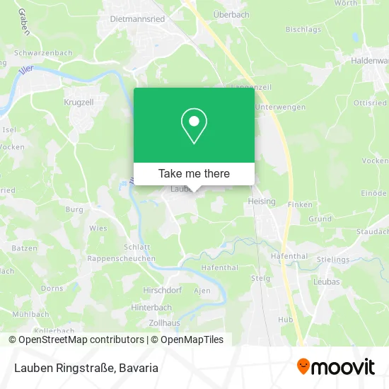 Карта Lauben Ringstraße
