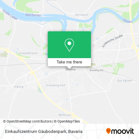 Einkaufszentrum Gäubodenpark map