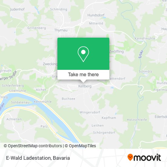 E-Wald Ladestation map