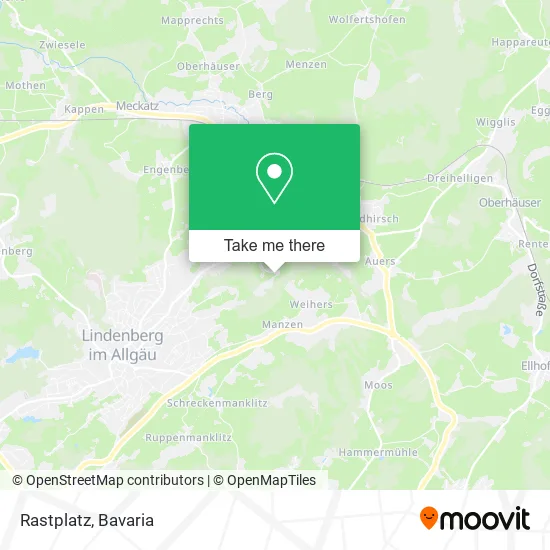 Карта Rastplatz
