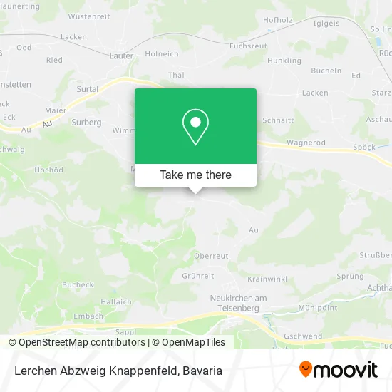 Карта Lerchen Abzweig Knappenfeld