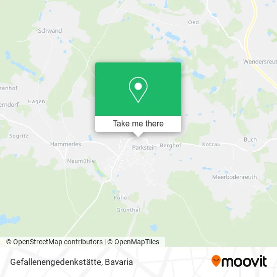 Карта Gefallenengedenkstätte