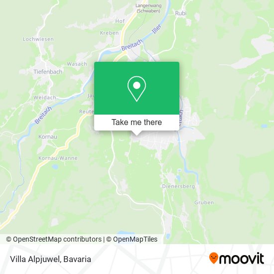 Villa Alpjuwel map