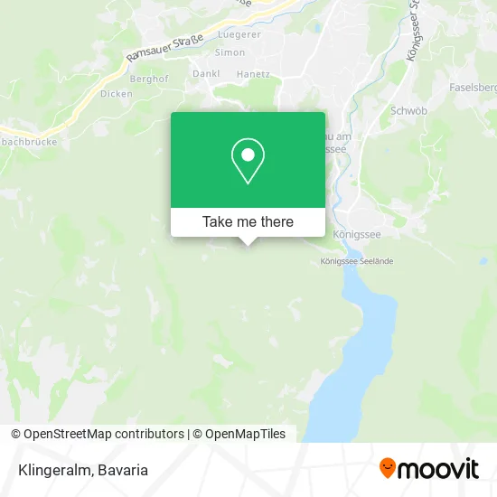 Карта Klingeralm