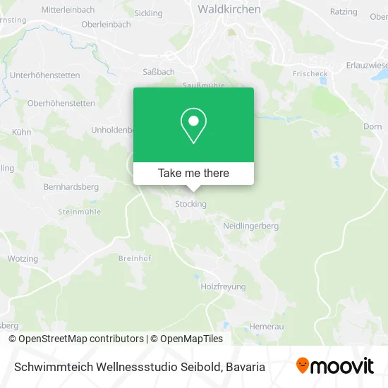 Карта Schwimmteich Wellnessstudio Seibold
