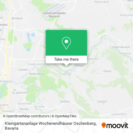 Карта Kleingartenanlage Wochenendhäuser Oschenberg