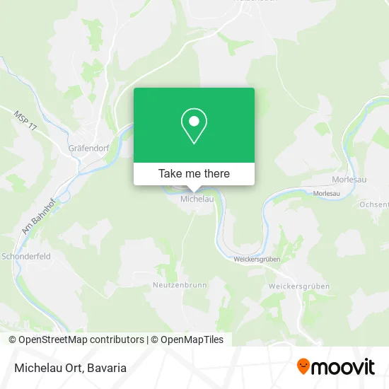 Карта Michelau Ort