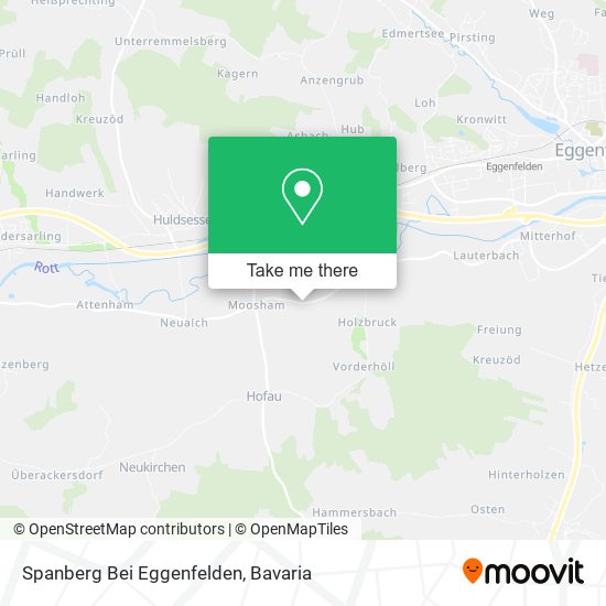 Spanberg Bei Eggenfelden map