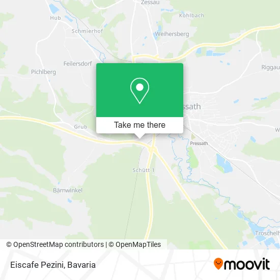 Карта Eiscafe Pezini