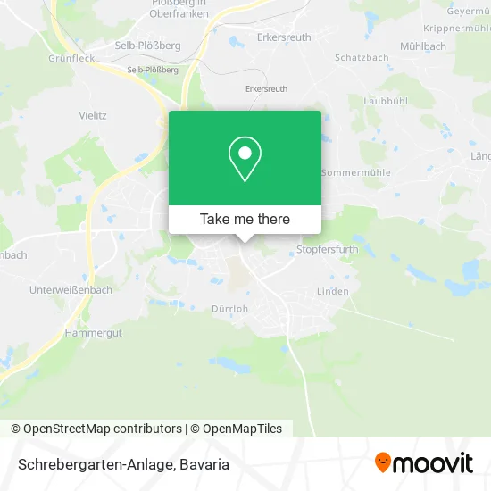 Карта Schrebergarten-Anlage