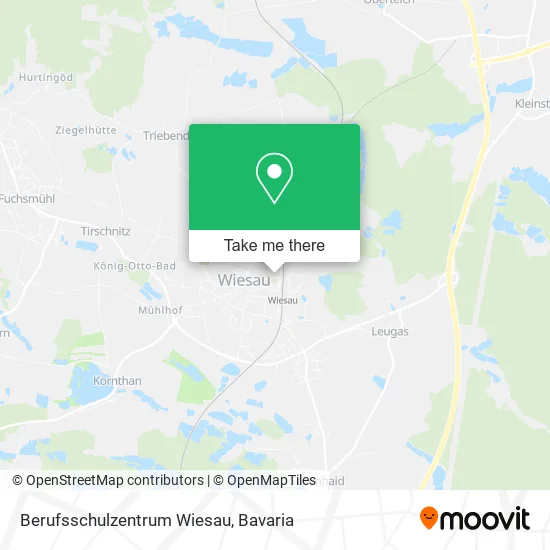 Карта Berufsschulzentrum Wiesau